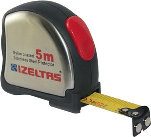 İzeltaş 5 M Crom Stoplu Şerit Metre