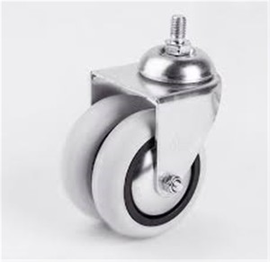 Hts 392 75x25 Mm Pvc Çift Makaralı Vidalı Teker