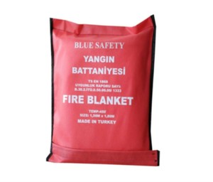 Blue Safety Yangın Battaniyesi 1,30x1,80 M