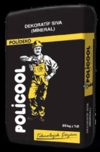 Policool Mineralli Dekoratif Sıva 25 Kg