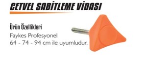 Gönen Gönye Sabitleme Vidası