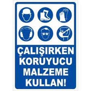 Emek 25x35 Çalışırken Koruyucu Malzeme Kullan