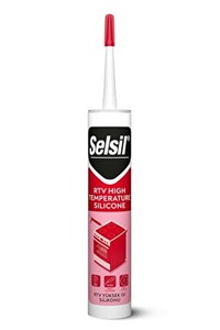  Selsil Rtv Kırmızı Yüsek Isı Silikonu 310 Ml