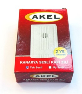 Akel 12wat Kanarya Sesli Kapı Zili