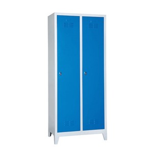 Hipaş 6054 800x4x2000 Mm 4 Bölmeli Soyunma Dolabı Mavi-gri