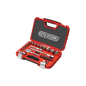 Ceta Form 18 Parça 1/2” 6 Köşe Lokma Takımı (plastik Çantalı)