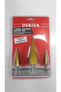 Debisa Kademeli Matkap Ucu 3 Parça