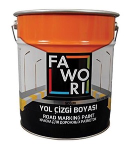 Fawori Soğuk Yol Çizgi Boyası 25 Kg Sarı